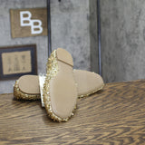 A New Day Sammie Sequin Ballet Flats with Memory Foam 94685486 Gold Yellow 7.5M