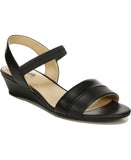 Lifestride Womens Yuma Wedge Sandal Shoes H5211S1 Black 8W