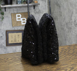 A New Day Womens Abba Sequin Foldover Tall Boots 91636693 Black 6.5M