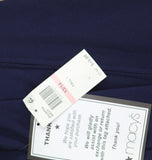 B. Darlin Short Sleeve Mockneck Fit Flare Faux Pocket Mini Dress Navy Blue 13/14