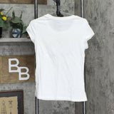 Freeze Womens Graphic Skull Roses T-Shirt Tee 1667d01a5e23a5 White XL