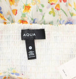 Aqua Womens Ditsy Fruit Mini Dress 97501BD White Multi M