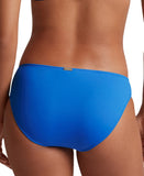 Lauren Ralph Lauren Beach Club Solid Macrame Ring Bottom Bikini Electric Blue 8