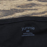 Yummie Womens Knit Skimmer Legging 630853 Black M