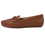 Michael Michael Kors Juliette Leather Moccasins Loafers Luggage Brown 6.5M