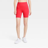 All In Motion Women's Sculpt Bike Shorts 7" 84218347 Cherry Red XL