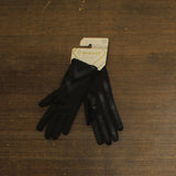 Isotoner Signature Womens Water-Repellent Heritage Chevron Gloves Black S/M
