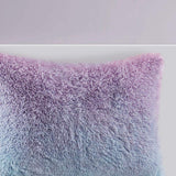 Mi Zone Kids Talia Shaggy Faux Fur Duvet Cover 3 Piece Set Purple Twin / Twin XL