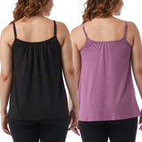 32 Degrees Cool Womens Lightweight Top Cami 1560459 Heather Plum Purple L