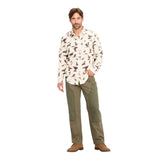 Woolrich X TGT Mid-Rise Straight Fit Cargo Pants 94612190 Olive Green 36x32