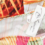 Ny Collection Womens Plus Size Elbow Sleeve Side Pleat Dress Flower Rays Pink 1X