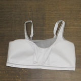 Glamorise Womens No-Bounce Camisole Elite Sports Wirefree Bra White / Gray 50D