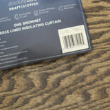 Eclipse Grommet Top 100% Blackout Single Curtain Panel Taupe Brown 50x108