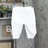 DG2 by Diane Gilman Womens Classic Stretch Pull-On Bermuda Short Ivory White S