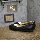 Naturalizer Womens Vivienne Ballet Flats Flat Leather H1931L2 Black 8M