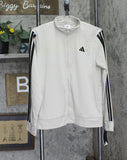 Adidas Boys Long Sleeve Jacket & Pants 2-Piece Set Natural Brown / Black XL