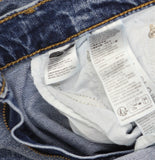 Levi's Womens 728 High Rise Wide Leg Jeans Zip Fly 94417130 Blue 26X32