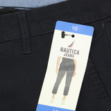 Nautica Jeans Womens Chino Ankle Pants 1784510 Navy Blue 10