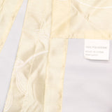 Max Blackout Floral Embroidered Mystique Curtain Panel Ivory Off White 50x95