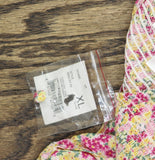 Motherhood Maternity Smocked Tiered Floral Midi Maternity Dress Pink Multi XL