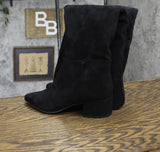 On 34th Womens Gabriellaa Over-the-Knee Boots 10019655400 Black Microsuede 5.5M