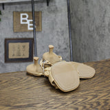 A New Day Womens Esme Floral Crochet Kitten Heels 92979007 Tan Brown 9.5M