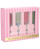 MCYS Striped Champagne Flutes Set of 4 10 in.