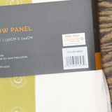 Croscill Satin Luxurious Light Filtering Curtain Window Panel White 52x96