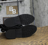 Style & Co. Womens Verrlee Faux Leather Knee-High Boots 10017862900 Black 6M