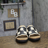 JBU By Jambu Comfort Casual Fashion Slip On Wedge Sandal Black / White 9.5M