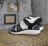 Easy Spirit Weber Womens Sandal Strap SEWEBER2 Black Multi 9.5M