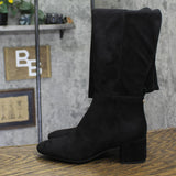 Michael Kors Braden Mid Riding Over-The-Knee Boots 40F2BNMBES Black 5.5M