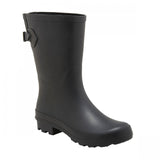 A New Day Womens Vicki Mid Calf Rain Boots 53855422 Matte Black 12M