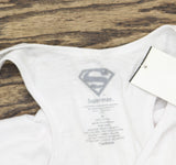 Superman Juniors  Logo Graphic Tank Top White M