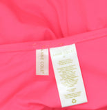 Anne Cole Twist Front Shirred One-Piece Swimsuit MYMO00501 Hot Flamingo Pink 12
