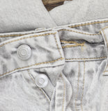 Wild Fable Womens High-Rise Button Fly Distressed Straight Jeans Blue gray 6