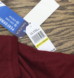 Nautica Big Boys Uniform Stretch Double Pique Polo Shirt Burgundy Red M