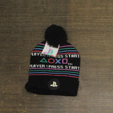 Fashion UK Womens Playstation Emblem :Pom Beanie 167902068a07e8 Black S/M