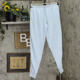 Floral Nikrooz Womens Crochet Trim Fuzzy Pajama Sleep Pants Light Blue XS