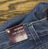 Gloria Vanderbilt Amanda Classic Jeans 30062705 Frisco Blue 18W Short