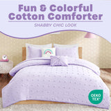 Urban Habitat Kids 4-Piece Comforter Set Callie Lavender Purple Twin / Twin XL