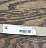 Womens Charm Crosshatch Leather Belt Birch Tan Brown XL