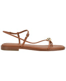 Tommy Hilfiger Womens Taras Strappy Flats Sandals Medium Natural Brown 7.5M