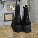 Wild Fable Honor Ankle Combat Platform Boots 94642926 Black 8M