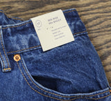 Universal Thread Womens Mid-Rise Cuffed 90's Baggy Jeans Dark Wash Blue 17