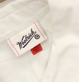 Woolrich X TGT Short Sleeve Denim Western Jumpsuit 94611513 Cream Off White 14