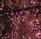 Dress The Population Sequin Bodycon High Side Slit V Neck Maxi Dress Port Red L