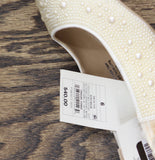 A New Day Womens Milan Pearl Slingback Heels 92611221 Ivory Off White 6M