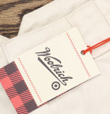 Woolrich X TGT Mid-Rise Barrel Leg Cargo Denim Pants Jeans Cream Off White 8