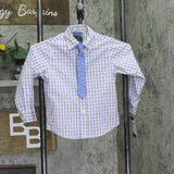 Tommy Hilfiger Plaid Shirt Tie & Pants 3 Piece Formal Set Orchid Pink Multi 4